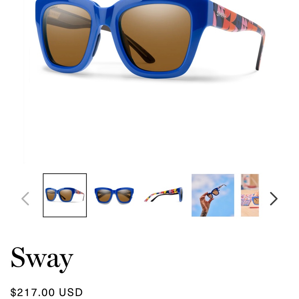 SMITH Sway Sunglasses | Lisa Congdon | ChromaPop - Picture 2 of 4